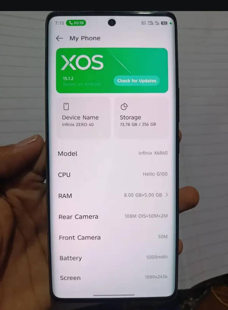 infinix zero 40 complete box 1
