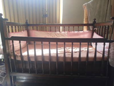 Baby cot wooden