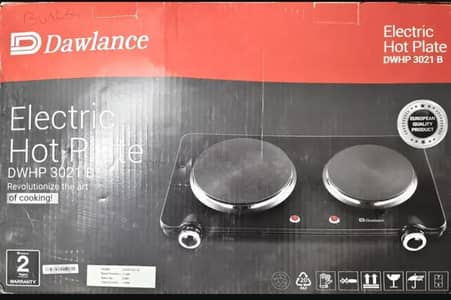 Dawlance hot plate for sale without using