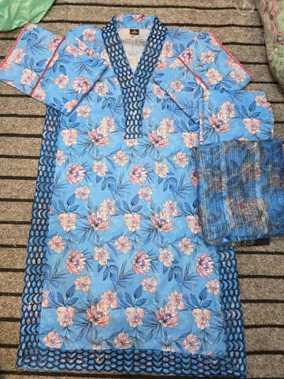 3 pcs women stitched dress