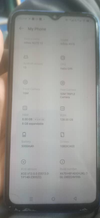 Infinix note 12 /8/128