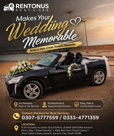rent a luxury Weedding Cars – rental With Driver | Daihatsu Coupan, To