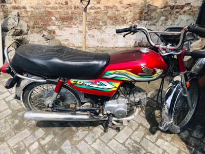 cd70 22/23 all okay original bike 030825/770/54