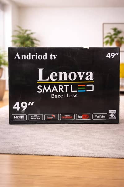 49” Smart Android LED TV (Brand New Box Pack) – Bezel Less |