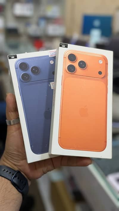 Box Pack Iphone 17 Pro Max 256GB Physical +E-SIM NON Active Sealed Pac