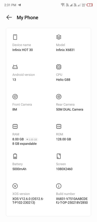 Infinix Hot 30 8/128