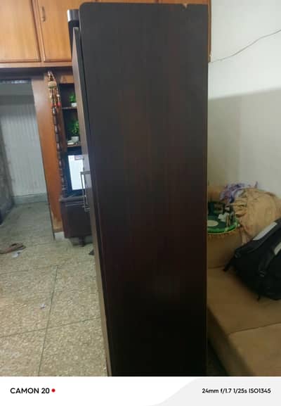 Almahri wooden 3 door 6 feet height