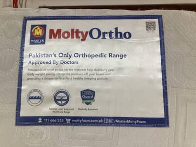 MoltyOrtho Extra Firm 8 inche thick (medicated mattress)