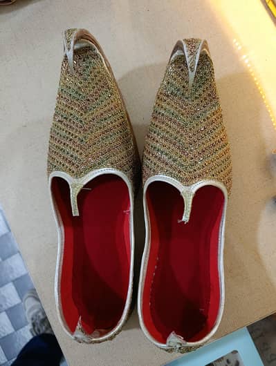 pure leather wedding khussa for men size 10 11