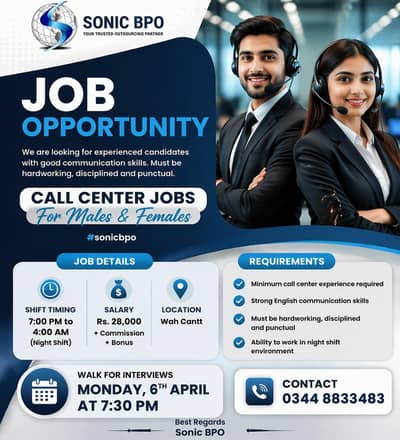 Call Center Jobs | Experience Agents Required | CSR | Jobs