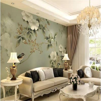 Customized Wallpaper | Fabric Wallapaper | PVC wallpanel | WPC panel