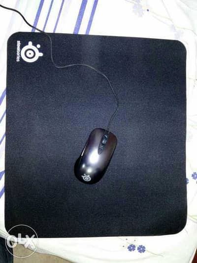 Steel Series Senei Mouse and Qck Heavy Mouse Pad for Sale