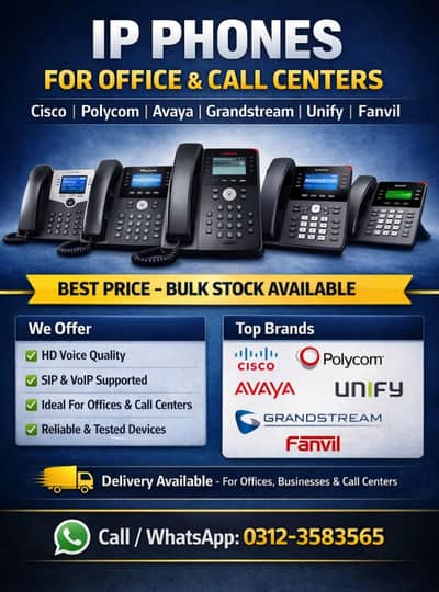 IP Phones For Sale – Cisco, Polycom, Avaya, Grandstream, Fanvil