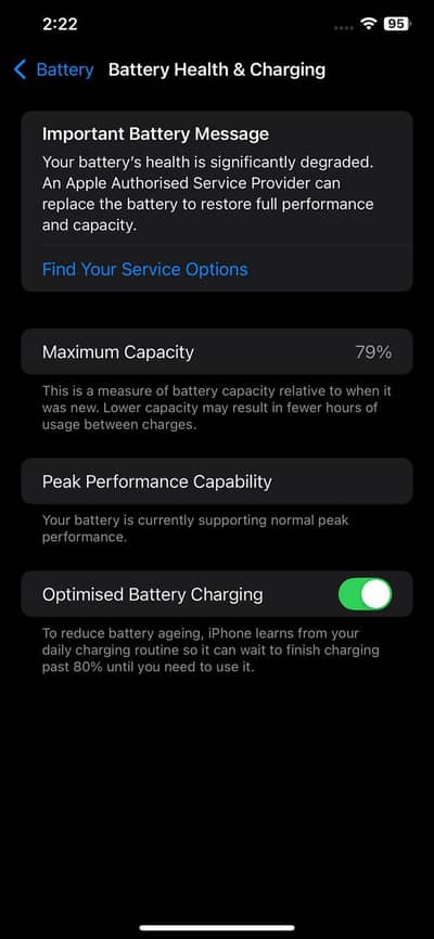 I phone xs max Jv Black Colour