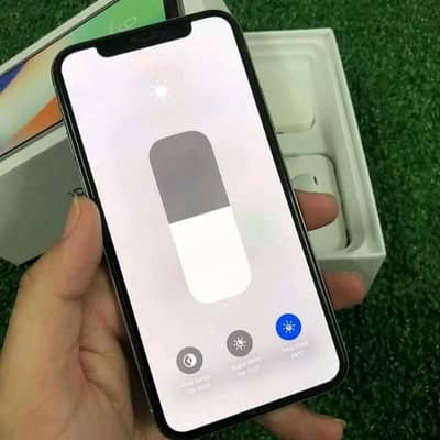 iPhone X 256gb with full box PTA c approved hyy for sale