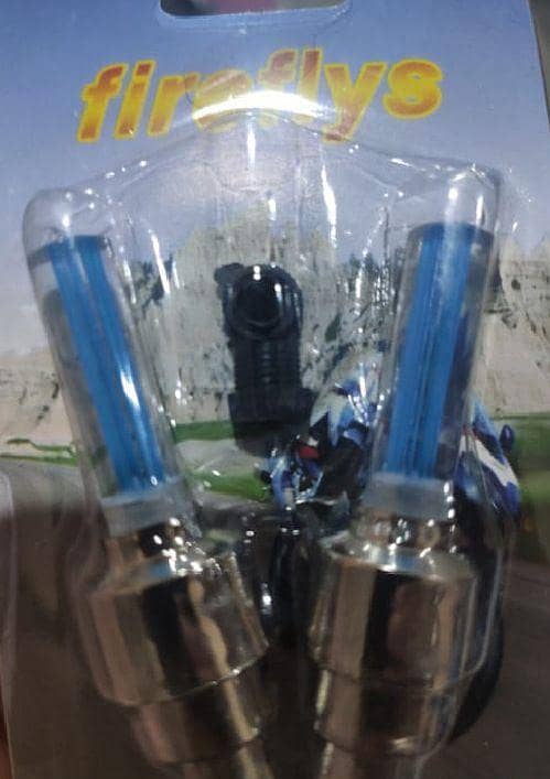 Universal Tire LED Light Set with Motion Sensor for Car, Bike, and Cycle (2 Pieces)