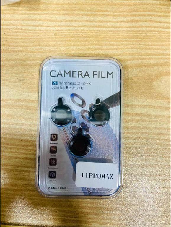 Ultra Thin HD Camera Lens Protector Ring for iPhone 11 Pro/Pro Max in Black, Silver, Green, and Desert Titanium