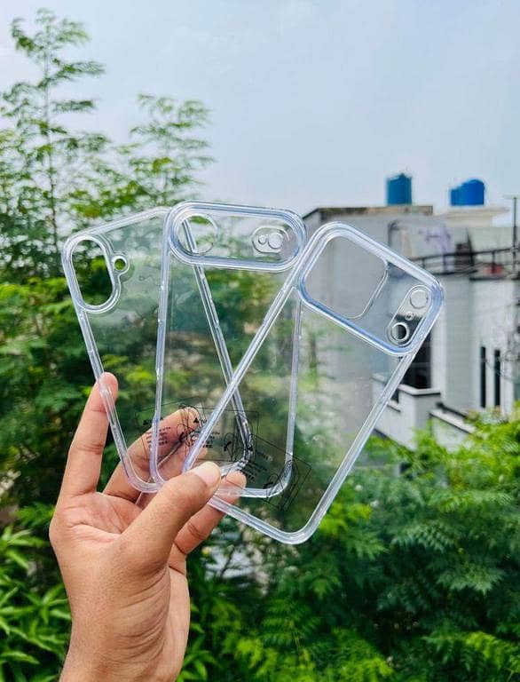 Spigen Premium Anti-Shock Clear Case for iPhone 17 Series (Air, Pro, Max) – Durable Protective Back Cover with Soft Grip