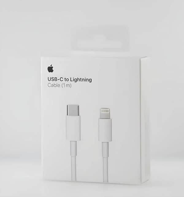 For Apple Genuine 20w PD Original Type C to Lightning Cable MFI Certified OEM (1 m)-White