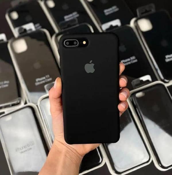 Premium Anti-Shock Official Silicone Case for iPhone 7/8 Plus Series - Durable Back Cover with Soft Grip