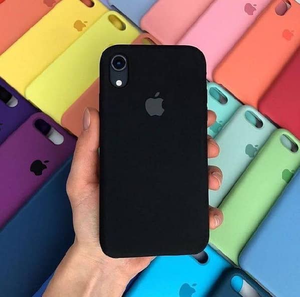 Apple iPhone Xr Silicone Soft Case with Logo