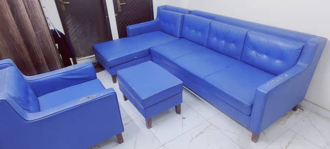 6 seater L shape sofa