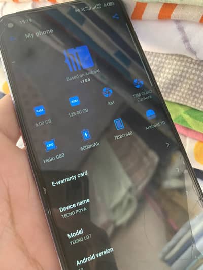 Techno pova 5 official PTA approved 6/128