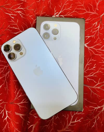 iPhone 13 pro max with box 128GB non pta minor gls break