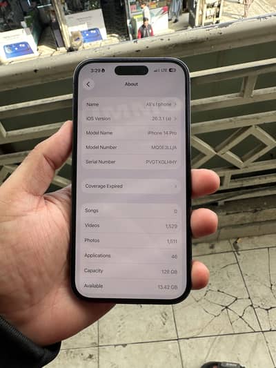 I phone 14 pro 128 GB Non PTA