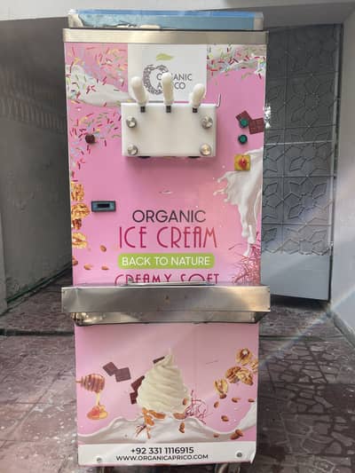 Cone Ice Cream Machine With Powerful Pump Investor Rate