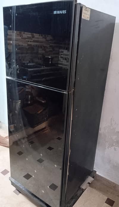 Waves Refrigerator.  (Glass Doors)