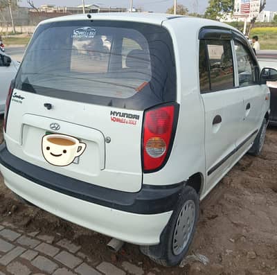 Santro Club 2005 White total gen no paint no rust