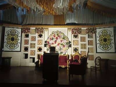 Irani Sheesha Art - Mirror Work  - wall & masjid Gumbad design.