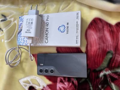 Tecno Camon 40 pro (5 month Warranty)