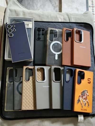 Samsung's S24 Ultra 12/256 GB Non PTA with 13 Mobile Covers