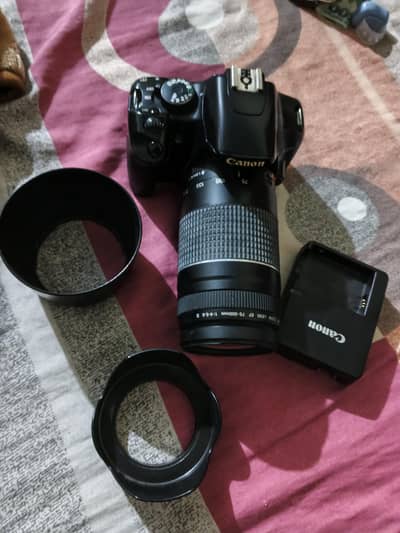 canon 450d with 75 - 300 lens