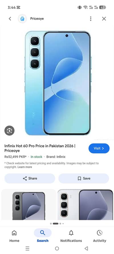 hot 60 pro hai 10/10 with box