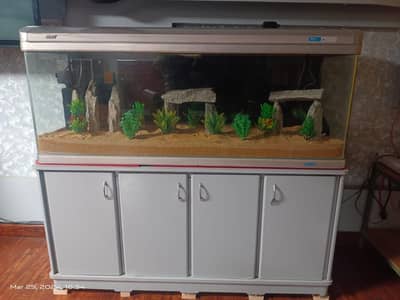 imported aquarium with accessories