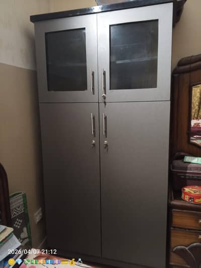 cupboard just like new grey color  03332197659