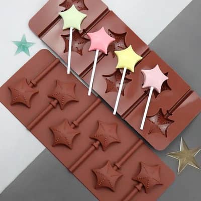lollipop and chocolate moulds