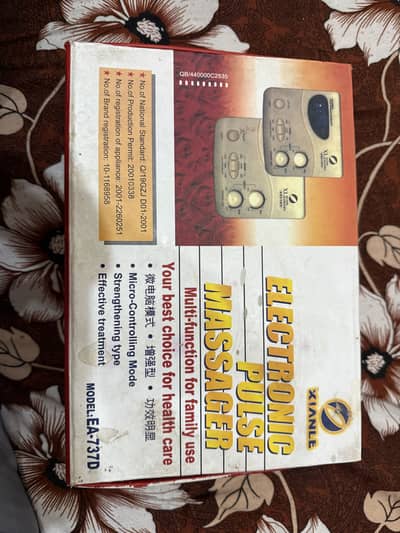 Electronic Pulse Massager (Model: XIANLE EA-737D)
