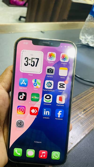 Iphone 12 Pro Max 128 GB PTA Golden