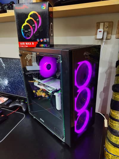 thunder punk case 6 fans