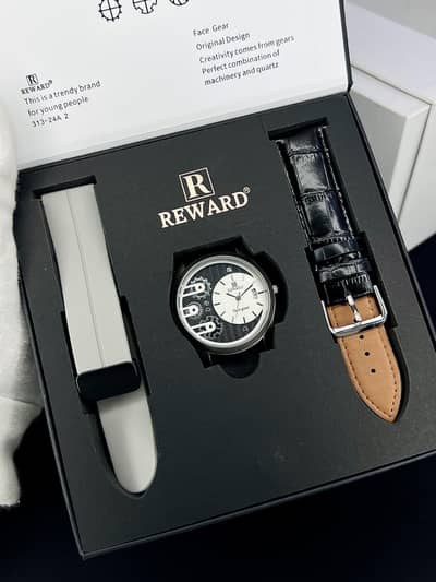  Reward Face Gear Men’s Watch | Premium Quality | 4 Dial Colors