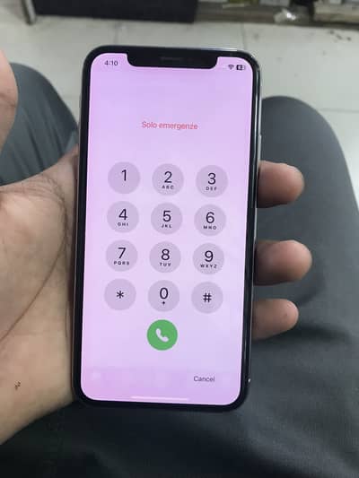 I phone x 64 gb total original white colour non pta jv