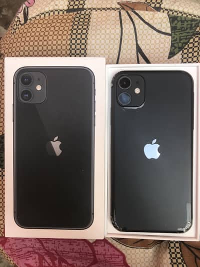 I phone 11 with box 128 PTA