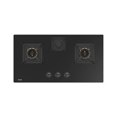 Vatti 3 Burner Black HOB