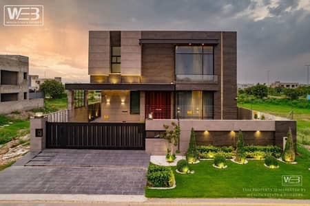 Facing Park 1 Kanal House On 100 FT Road in DHA Phase 8 FOR RENT