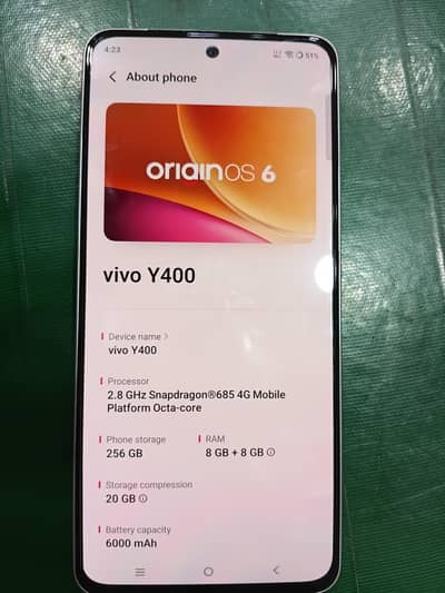 vivo y400 8/256