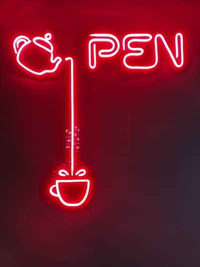 Neon Sign Board Custom Neon Signs 3D SS MS acrylic Signboard office